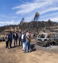 Lambán visita San Agustín y asegura que si es necesario se adelantará la campaña contra incendios forestales