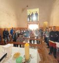 Los vecinos de Monforte de Moyuela suben en romería a la ermita de la Virgen del Pilar para rogar por la lluvia