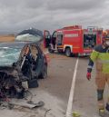 Un muerto en un accidente ocurrido entre Albalate y Lécera en el que se han visto implicados tres vehículos