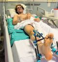 Álex Rins, operado  con éxito de su rotura de tibia y peroné