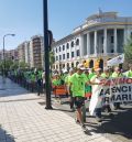 El MAR culmina  en el Pignatelli su marcha por etapas por la dignidad rural