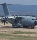 El Aeropuerto de Teruel, campo de ejercicios militares en la simulación de una operación de evacuación de personal no combatiente