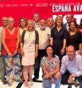 Candidatos de Teruel, en la presentación del programa electoral del PSOE en Madrid