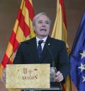 Los turolenses Manuel Blasco y Tomasa Hernández, consejeros del nuevo Gobierno de Aragón, con Nolasco y Vaquero como vicepresidentes