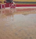 La lluvia y el barro obligan a a suspender la Feria del Caballo de Santa Eulalia
