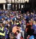 Más de 450 personas corren juntas y con un único dorsal, el 016, para 'ganar' la carrera contra la violencia machista