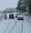 Normalidad en las carreteras de la provincia de Teruel durante la primeras nevada del año