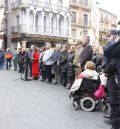 Representantes de todas las administraciones públicas de Teruel se unen para celebrar el 8M en la Plaza del Torico