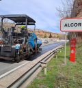 El Ministerior de Transportes comienza los trabajos de reasfaltado de la travesía de la N-211 en Alcorisa