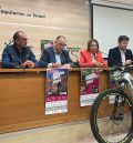 Roberto Bou y Miguel Indurain, en  la JamónBike 2024 de Calamocha