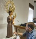 La Virgen de la Fuensanta de Villel muestra su color original tras una minuciosa restauración