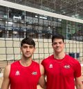 Rubén López y Emilio Ferrández, color naranja en la selección de voley de cara a la Liga Europea