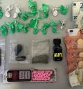 La Guardia Civil de Teruel detiene a una persona que llevaba en su coche diferentes drogas