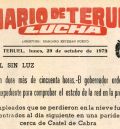 El año en el que el Gran Apagón sumió a Teruel en la oscuridad durante casi tres días