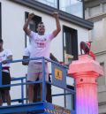 Cabetas viste al Torico con los colores de la entidad mudéjar