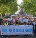 Más de 2.500 turolenses se movilizan para defender la sanidad y contra el cierre de camas en los hospitales