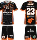 El segundo uniforme de Pamesa, un homenaje a las comarcas turolenses