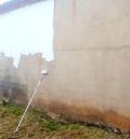 El colectivo Alobras, El Centro del Mundo comienza la decoración  de algunos espacios del municipio