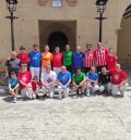 Mora de Rubielos celebra una exhibición de juego de pelota en el trinquete