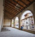 El Plan de Sostenibilidad Turística de la Comarca del Maestrazgo comienza con la restauración del atrio de la iglesia de Villarroya de los Pinares