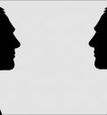 El hombre del rostro crispado y el hombre de la difícil sonrisa