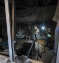 Dos educadores heridos en el incendio del centro de menores de la calle Comadre de Teruel, que ha sido provocado