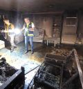 Dos trabajadores heridos en un incendio  en el centro de menores de la calle Comadre