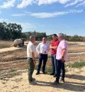 Finalizan las obras del badén provisional en Vinaceite para llegar a las explotaciones