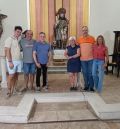 El Ayuntamiento de Calamocha recibe la réplica 3D de la talla de San Roque