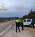 La Guardia Civil de Teruel intercepta a un vehículo cuyo conductor circulaba a más del doble de la velocidad máxima permitida en la vía