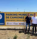 El aparcamiento de camiones de Calanda  ya está listo y será gratuito hasta final de año