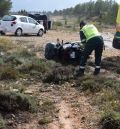 Herido grave un motorista en un accidente en Albentosa