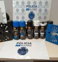 La Policía Local de Alcañiz identifica a los autores de distintas pintadas e incauta pintura y plantillas con simbología falangista