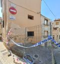 Una casa declarada en ruina se derrumba en Alcañiz sin causar daños personales
