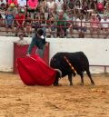 Rubén Pinar borda el toreo al natural con un novillo de Alicia Chico en Bronchales
