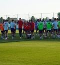 Juan Hernández entrena ya con la Selección sub-19 en San Pedro del Pinatar