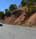 La Diputación de Teruel inicia el acondicionamiento de 860 metros de la carretera TE-V-3005 entre Ráfales y La Portellada