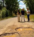 El PSOE exige a la Diputación de Teruel una actuación urgente en la carretera que une Perales, Villalba Alta y Orrios por sus graves riesgos