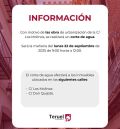 Corte de agua en la calle de Los Molinos el próximo lunes 22 de septiembre