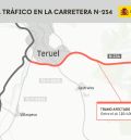 Los trabajos de mejora en la variante sur de la N-234 en Teruel comenzarán este lunes