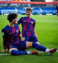 El Barça B de Juan  se despacha a gusto ante el Castellón B