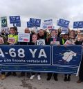 Teruel Existe volverá a reclamar la A-68 en una concentración este domingo en Azaila