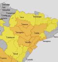 Activada la alerta de Protección Civil ante la previsión de lluvias y tormentas en el Bajo Aragón y otras zonas de la comunidad