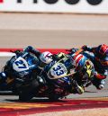 Gonzalo Sánchez da un paso adelante en Motorland y logra estar en el grupo de cabeza del Mundial de Superbike