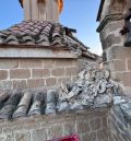 Un desprendimiento en la capilla del Pilar de Calaceite obliga a asegurar la zona