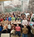 40 escolares y veinte mayores participan en un taller intergeneracional en Alcañiz