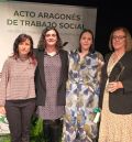 El Colegio de Trabajo Social ensalza en Alcañiz su implicación con la ciudadanía