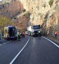 Un motorista, herido grave en un accidente en la A-1512 en Albarracín