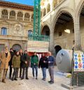 Las obras de la Lonja y Casa Consistorial de Alcañiz alcanzan  ya el 61% de la ejecución total