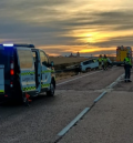 Fallece un joven en Cuevas de Almudén al salirse su vehículo de la carretera